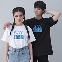 Áo Thun Nam Nữ Unisex in chữ SAY LOVE Chuyển Sắc, Áo Phông Nam Nữ Unisex 100% Cotton Thấm Hút Mồ Hôi Tốt, Cực Thoáng Mát