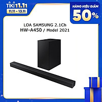 Loa Thanh Soundbar Samsung HW-A450 2.1ch (300W)/ Model 2021 - Hàng chính hãng