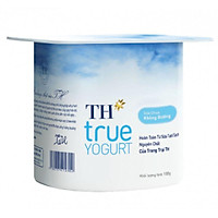 Sữa Chua Ăn TH True Yogurt Không đường Hũ 100G-8935217413409