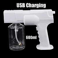 USB Rechargeable Steam Sanitizer Sprayer Disinfectant Fogger Spray Gun 600ml
