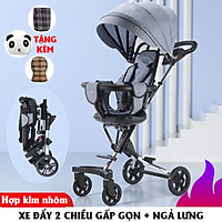 Xe đẩy em bé 4 bánh 2 chiều ngả lưng 3 tư thế