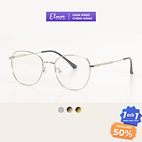 Gọng kính kim loại Elmee mắt đa giác thanh mảnh phong cách Hàn Quốc E1885