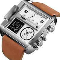 ĐỒNG HỒ NAM SKMEI 1391 DÂY DA - DHA671