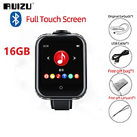 RUIZU M8 Wearable MP3 Player Mini Sport Bluetooth Walkman 16GB/32GB Music Player Support Recorder E-Book Video Full Touch Screen Audio Player Smart Watch MP3 Players