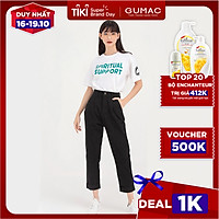 Áo thun in nữ lá phong GUMAC ATB701
