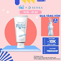 Sữa Rửa Mặt Tạo Bọt Chiết Xuất Đất Sét Trắng Senka Perfect White Clay New 14840 (120g)