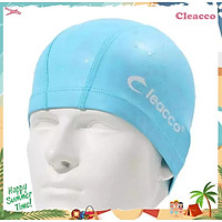 Nón Bơi Vải PU Cleacco Cao Cấp Chống Thấm Nước , mềm mại, kiểu dáng năng động ,dành cho vận động viên chuyên nghiệp hoặc người có sở thích đi bơi mỗi ngày, màu sắc đa dạng - Hàng Chính Hãng