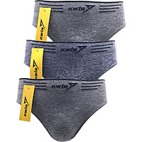 Combo 3 Chiếc Quần Lót Nam Tam Giác Cao Cấp, Quần Lót Nam Dệt Liền, Co Dãn 4 Chiều Kwin KBF1711 - Hàng Chính Hãng(Giao Màu Ngẫu Nhiên)