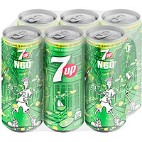 Lốc 6 Lon Nước Ngọt Có Gas 7Up (245ml/lon)