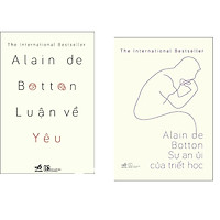 Combo 2 cuốn sách: Luận về yêu + Sự an ủi của triết học