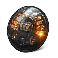 Led DRL Halo Headlight Aluminum 7-inch Matrix Gradient Color For Wrangler Headlight