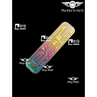 Tem ESP Titan Điện Phân Dán Pô E Vario - Airblade - SH Mode, Sẵn Keo Dán 3M Mặt Sau MS4301 - Tặng 01 Móc Gắng Chìa Khóa Xe Ngẫu Nhiên