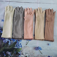 Bao tay găng tay chống nắng 2 lớp dày chất liệu thun lạnh co giãn rất mát giữ ấm và bảo vệ bàn tay khi đi nắng ,lái xe
