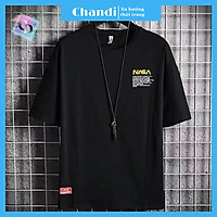 Áo thun nam thể thao tay lỡ, cổ tròn đẹp, trẻ trung, mặc thoáng mát, thấm hút tốt CHANDI HH11