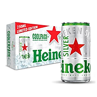 Thùng 24 bia Heineken Sliver 250ml - 01371