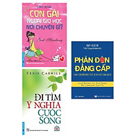 Combo 3 Cuốn Sách Kỹ Năng Cực Hay Thay Đổi Con Người Bạn: Phản Đòn Đẳng Cấp + Đi Tìm Ý Nghĩa Cuộc Sống - Tái Bản + Con Gái Ngoài Giờ Học Nói Chuyện Gì? (Tái Bản) / Tặng Kèm Bookmark Happy Life