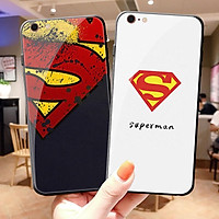 Ốp lưng dành cho Samsung A32 - A52 - A72- A51 - A71 - A21S - A20 - A30 in hình superman tráng gương cường lực cao cấp