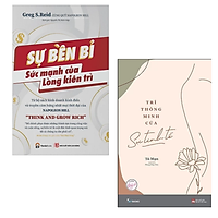 COMBO 2 cuốn sách tư duy - kĩ năng sống: Sự bền bỉ sức mạnh của lòng kiên trì + Trí Thông Minh Của Sự Tinh Tế