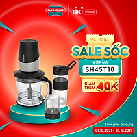 Máy Xay Sinh Tố Đa Năng Sunhouse SHD5340B - Hàng chính hãng