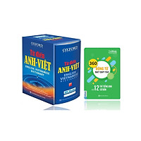 Từ Điển Oxford Anh Việt 350.000 Từ (Hộp Cứng Xanh)( tặng kèm  360 Động Từ Bất Quy Tắc Và