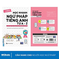 Sách - Học Nhanh Ngữ Pháp Tiếng Anh Từ A - Z Dành Cho Người Mới Bắt Đầu - Kèm App Học Online