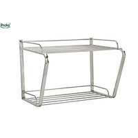 Kệ Lò Vi Sóng Inox Treo Tường Cao Cấp Loại Lớn Chắc Chắn Prota - PT-972