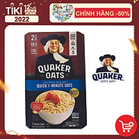 Yến Mạch Quaker Oats 1 Minute dạng hạt cán vỡ 4.52kg