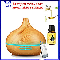MÁY KHUẾCH TÁN TINH DẦU CỔ CAO MODEL 4G CAO CẤP CHUYÊN DỤNG - MÁY XÔNG TINH DẦU PHUN SƯƠNG, GIÚP TỎA HƯƠNG TINH DẦU, THƯ GIẢN, THÍCH HỢP DÙNG CHO PHÒNG LỚN - TẶNG KÈM REMOTE