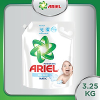 Nước Giặt Ariel Dịu Nhẹ Cho Da Nhạy Cảm Dạng Túi 3.25kg - Mềm mại ngát hương - An toàn cho da em bé