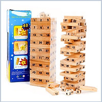 Bộ Đồ Chơi Rút Gỗ 54 Thanh Mini H107
