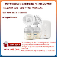 Máy hút sữa bằng điện Philips Avent 394.11