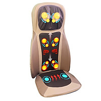 Ghế massage lưng, cổ, mông xoa bóp day ấn rung, nhiệt hồng ngoại Nikio NK-180 - Màu nâu