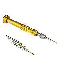 Tua Vít Hợp Kim Mini Sửa Chữa Điện Thoại/ Máy Tính Bảng/ Laptop 5 in 1 (5 mũi tua vít khác nhau) Từ Tính Nhỏ Gọn, Tiện Dụng Mai Lee