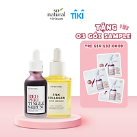Combo Dưỡng Da Red Peel 35ml Và Silk Collagen Ampoule Chính Hãng So Natural