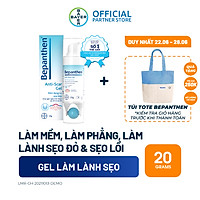 Gel Giúp Ngăn Ngừa Hình Thành Sẹo Đỏ Và Sẹo Lồi Kèm Dụng Cụ Xoa Bóp Bepanthen Anti-Scar Gel 20G