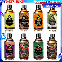 Tinh Dầu Xông Phòng Nguyên Chất TIDAMO 50ML, Tự Chọn Mùi | Có Kiểm Định Chất Lượng | Sử Dụng Với Máy Xông Tinh Dầu Giúp Thơm Phòng, Khử Khuẩn, Tốt Cho Sức Khỏe và Làm Đẹp