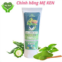 GEL RỬA MẶT THIÊN NHIÊN CHIẾT XUẤT KHỔ QUA VÀ TINH CHẤT TRÀ XANH MẸ KEN 100ml - Dành cho da hỗn hợp, da nhờn, da mụn