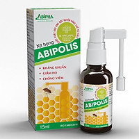 Xịt Họng Chiết Xuất Keo Ong ABIPOLIS 15ML, Kháng Khuẩn, Giảm Ho, Không Lo Viêm Họng, Nhiệt Miệng
