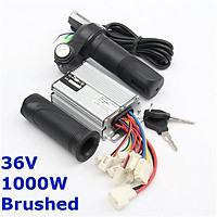 Plastic36V Motor Brush controller Electric Vehicle Throttle Handle Wires Interface Current limit 32A Rated Power 1000