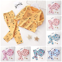 BT26 (10-38kg)Bộ thun cotton Hàn tay dài thu đông cho bé trai gái, siêu thấm hút-THỜI TRANG TRẺ EM