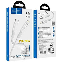 Cáp sạc nhanh 20W cho iphone 12 Hoco X56 dây Type-C - lightning chĩnh hãng