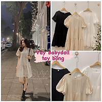 Váy Babydoll tay bồng