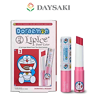 LipIce Son Dưỡng Có Màu Hồng Đào Doraemon LipIce Sheer Color Dorayaki X Rosary 2,4g