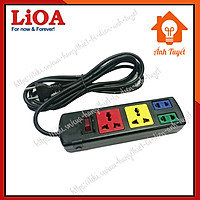 Ổ cắm điện LiOA đa năng kết hợp - 2D2S, 3D3S, 4D6S dây dài 3m/5m - Chính Hãng - MITA