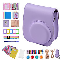 Bộ vỏ máy ảnh Fujifilm Instax 11 với 12 phụ kiện đi kèm bao gồm túi máy ảnh/ dây đeo/ bọc hình màu sắc