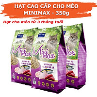 Thức Ăn Hạt Khô Dành Cho Mèo Từ 3 Tháng Tuổi MINIMAX Túi 350G