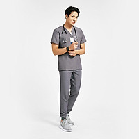 ÁO SCRUBS NAM 3 TÚI CỔ CHỮ V