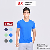 Áo Thun Nam 5S Cổ Tròn (ATSS199) Cao Cấp Trẻ Trung, Thoáng Mát N2