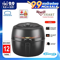 Nồi chiên không dầu Lock&Lock Inverter EJF586BLK 6.5L - Hàng chính hãng