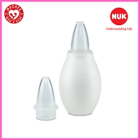 Dụng cụ hút mũi cho bé NUK làm sạch nhanh chóng an toàn nhẹ nhàng (dùng cho bé từ 0 tháng tuổi) tặng kèm 2 zipper